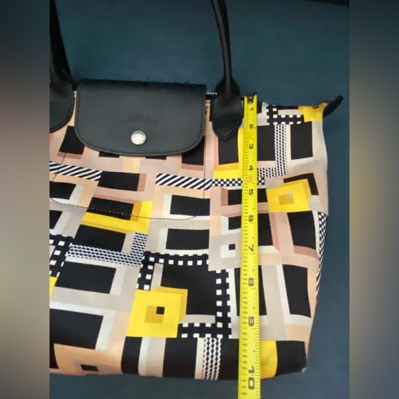 Longchamp Limited Edition 2015 Modele Depose Jeremy Scott Graphic Design Tote - Picture 14 of 16